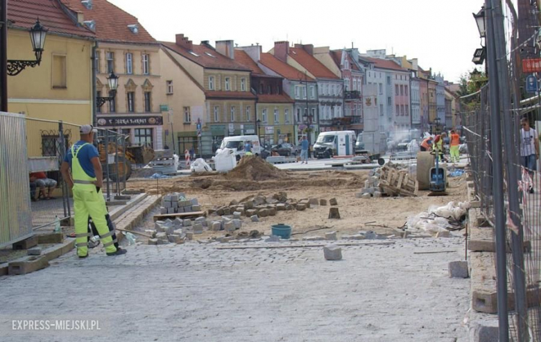 Prace nad przebudową rynku