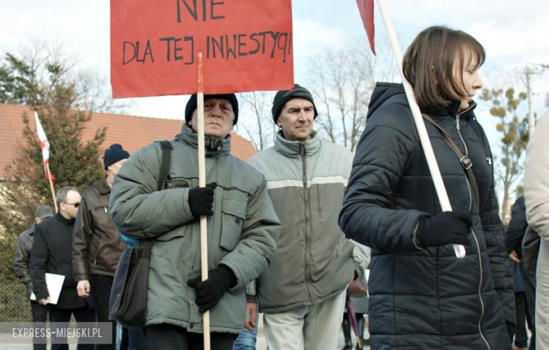 Protest na przejściu dla pieszych na DK94