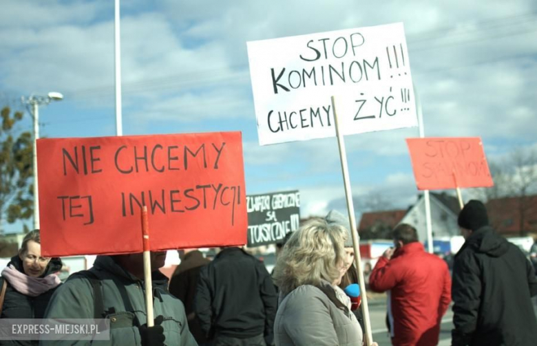 Protest na przejściu dla pieszych na DK94