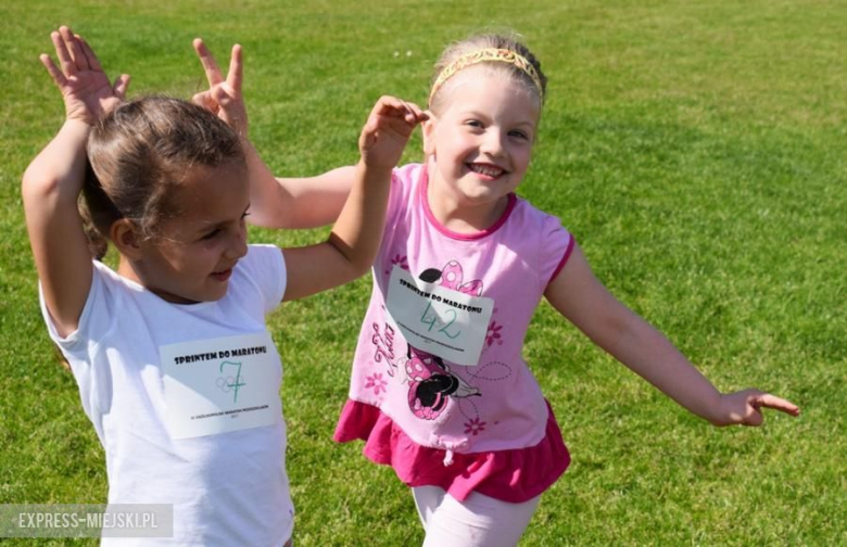 Przedszkolaki wzięły udział w maratonie