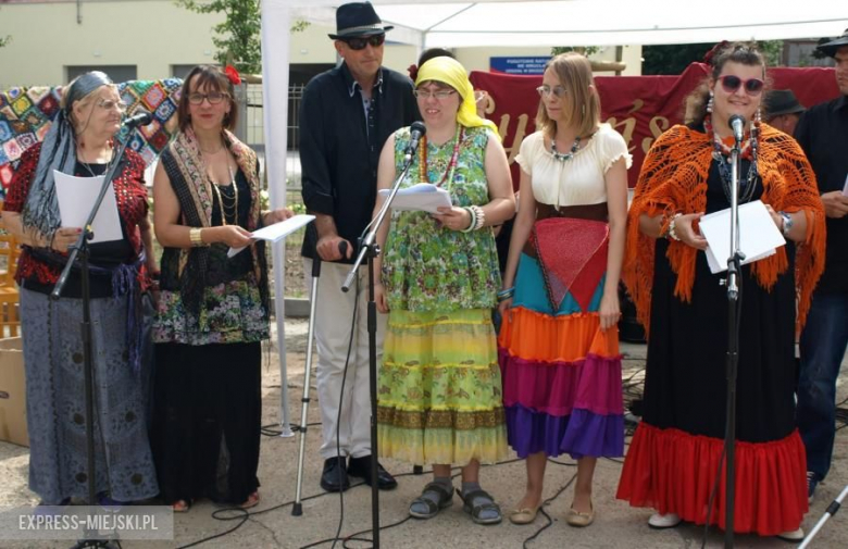 Cygański tabor w Środzie Śląskiej