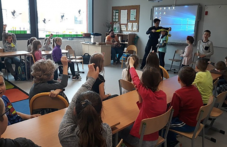 Spotkanie z uczniami w Lutyni