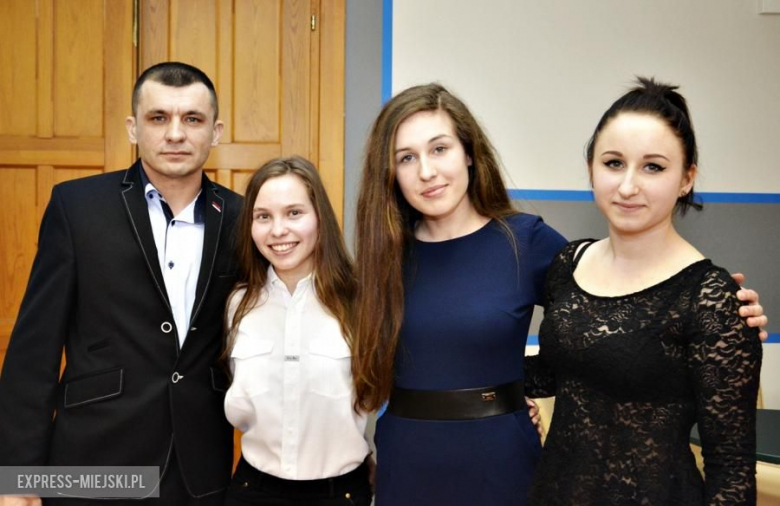 Od lewej: Daniel Padewski, Klaudia Gąsior, Aleksandra Hojwa, Karolina Puzio