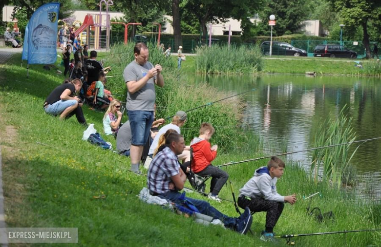 Zawody wędkarskie w Środzie Śląskiej