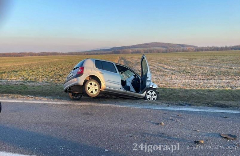 Wypadek w Osieku gm. Kostomłoty