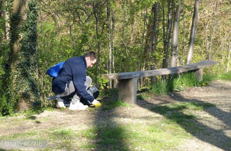 Uczestnicy sprzątania Wilczkowa