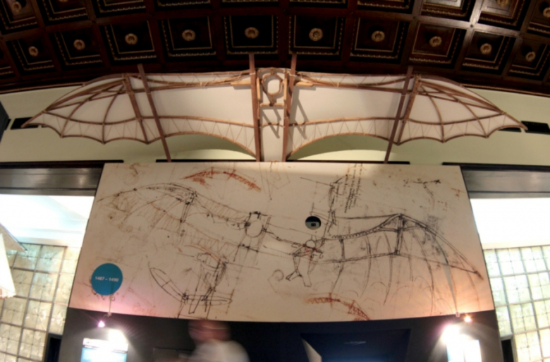 Leonardo da Vinci w Magnolia Park 