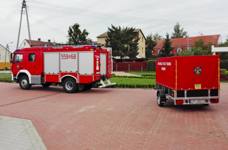 Nowa przyczepka OSP Miękinia