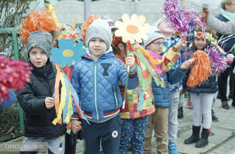 Pochód przedszkolaków w Środzie Śląskiej