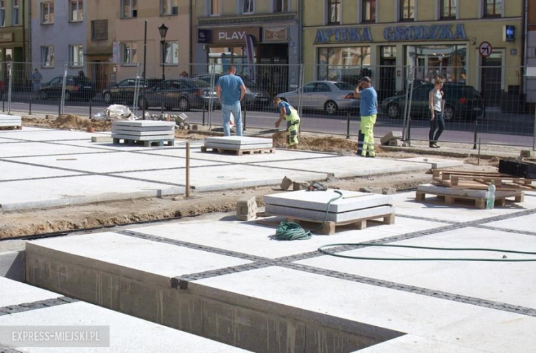 Prace nad przebudową rynku