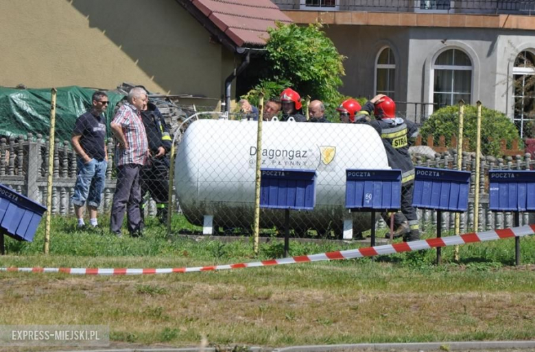 Wyciek gazu w Gałowie