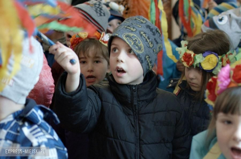 Pochód przedszkolaków w Środzie Śląskiej