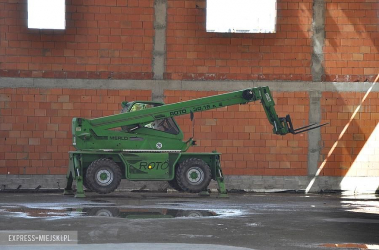 Plac budowy nowej szkoły w Lutyni