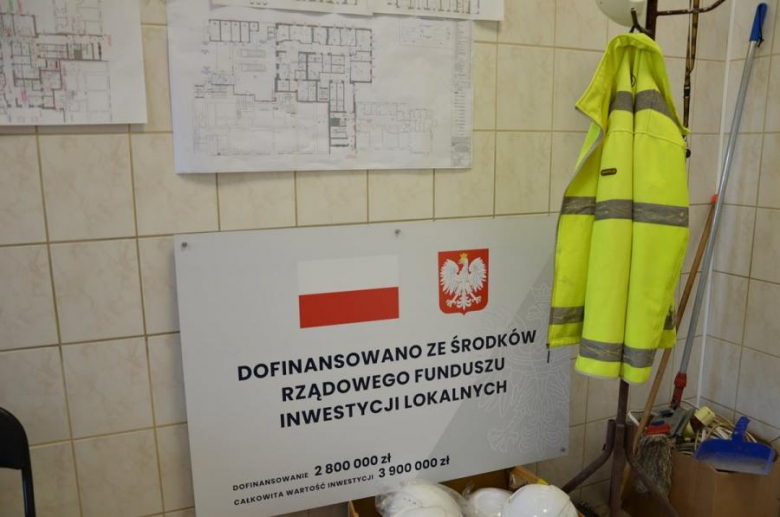 Remont w budynku dawnego szpitala