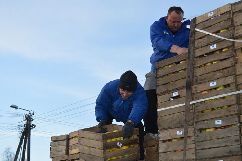 Jabłka dla mieszkańców Szczepanowa