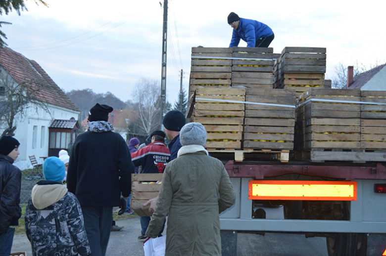 Jabłka dla mieszkańców Szczepanowa