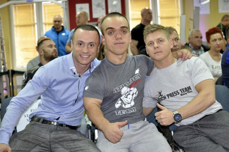 Bartosz Kuriata (na zdj. w środku) okazał się najlepszy podczas zawodów na Słowacji