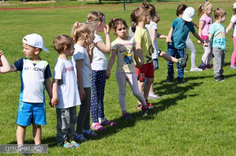 Przedszkolaki wzięły udział w maratonie