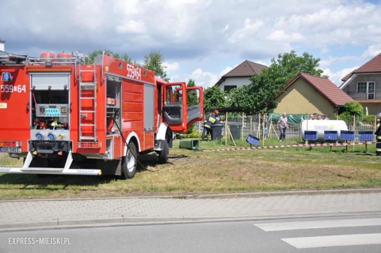 Wyciek gazu w Gałowie