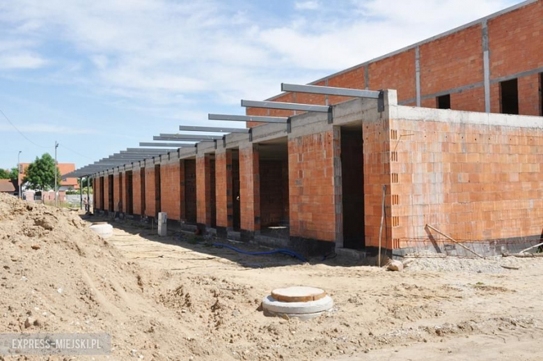 Plac budowy nowej szkoły w Lutyni