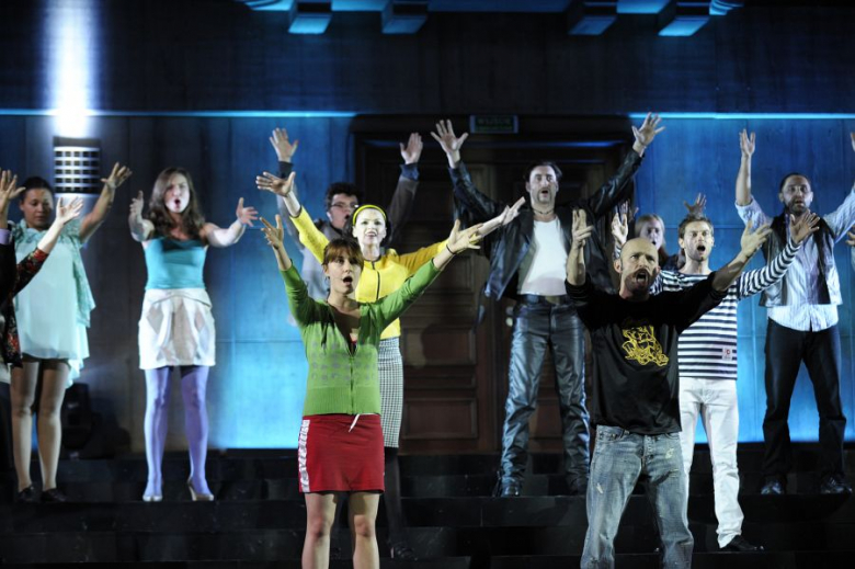 Próba spektaklu "Jerry Springer - The Opera"