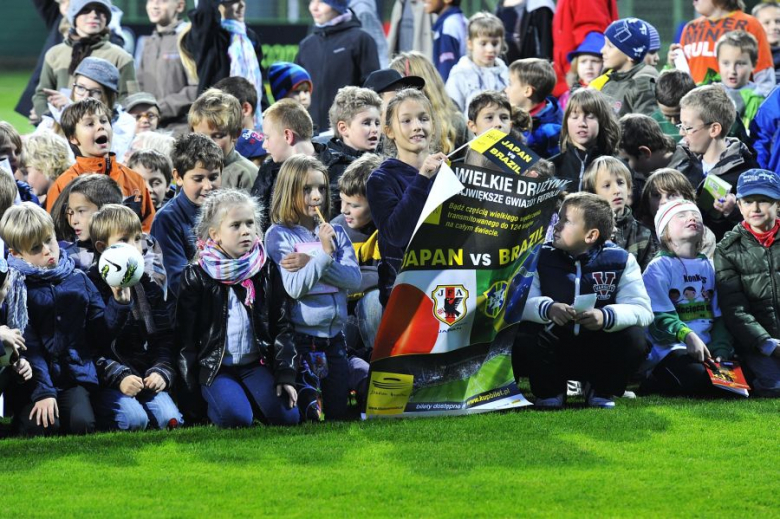 Trening Brazylii na Stadionie Śląska Wrocław
