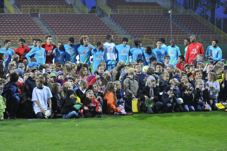 Trening Brazylii na Stadionie Śląska Wrocław