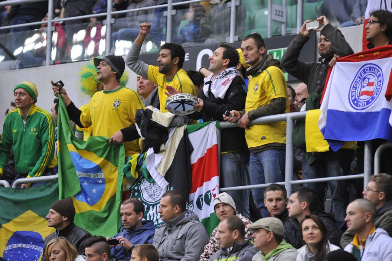 Mecz Japonia – Brazylia na wrocławskim stadionie