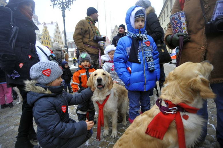 WOŚP na wrocławskim Rynku