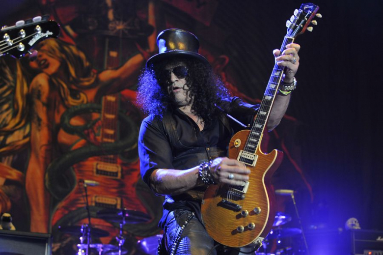 Ikona rocka SLASH w Polsce