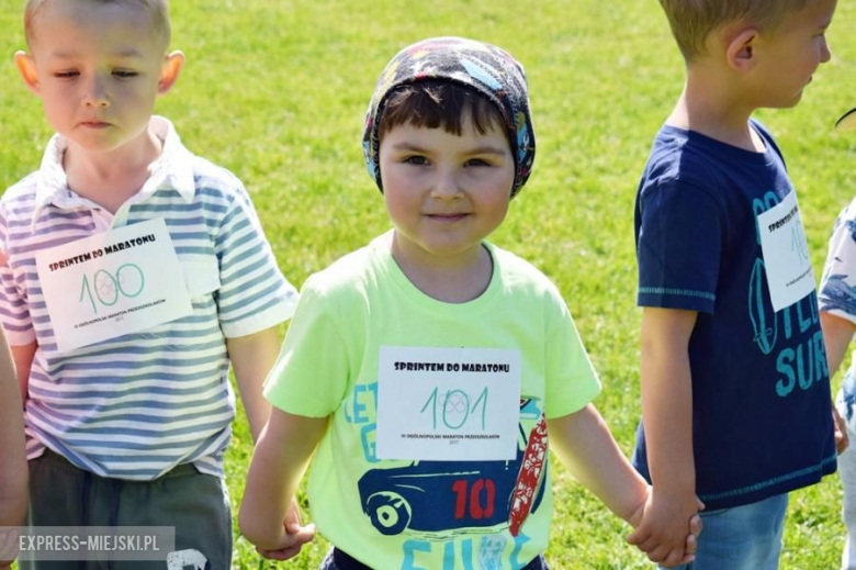 Przedszkolaki wzięły udział w maratonie