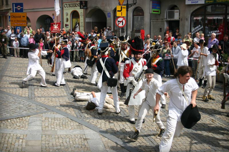 Inscenizacja w Rynku - V Dni Twierdzy Kłodzkiej