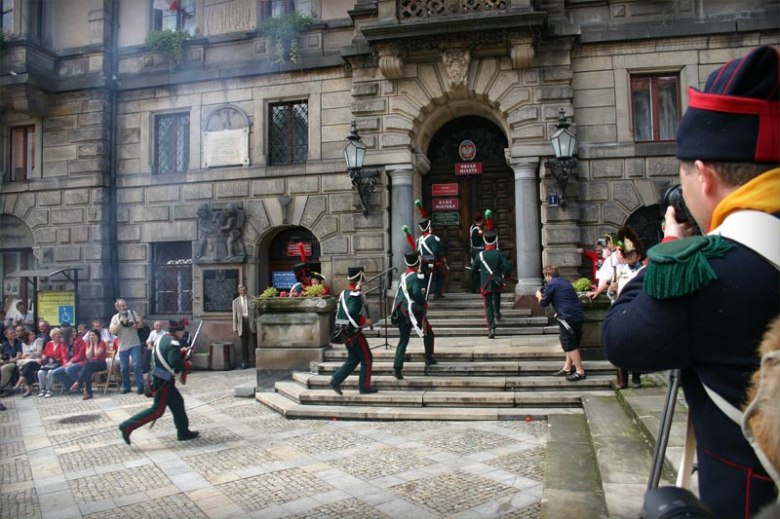 Inscenizacja w Rynku - V Dni Twierdzy Kłodzkiej