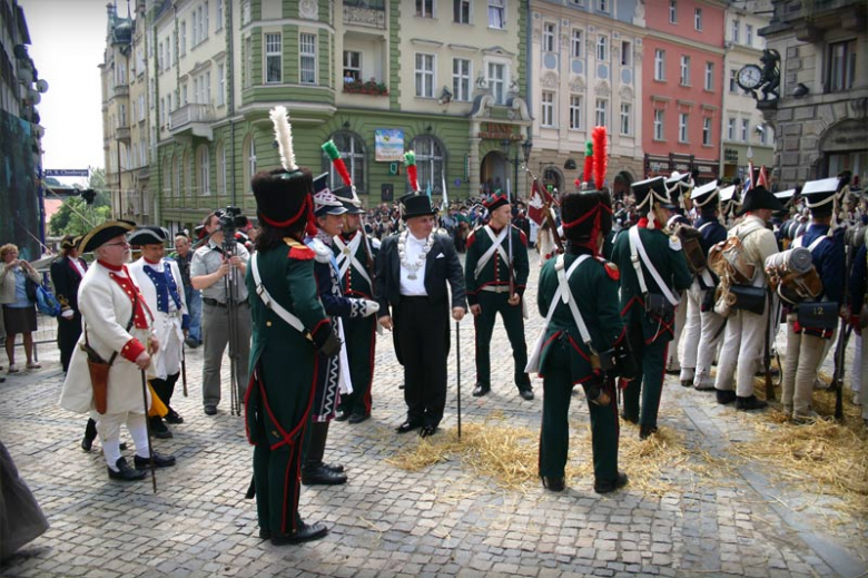 Inscenizacja w Rynku - V Dni Twierdzy Kłodzkiej
