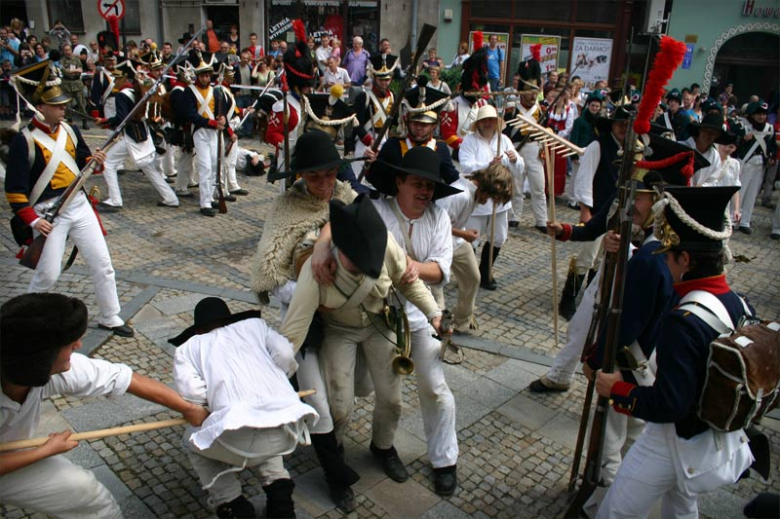 Inscenizacja w Rynku - V Dni Twierdzy Kłodzkiej