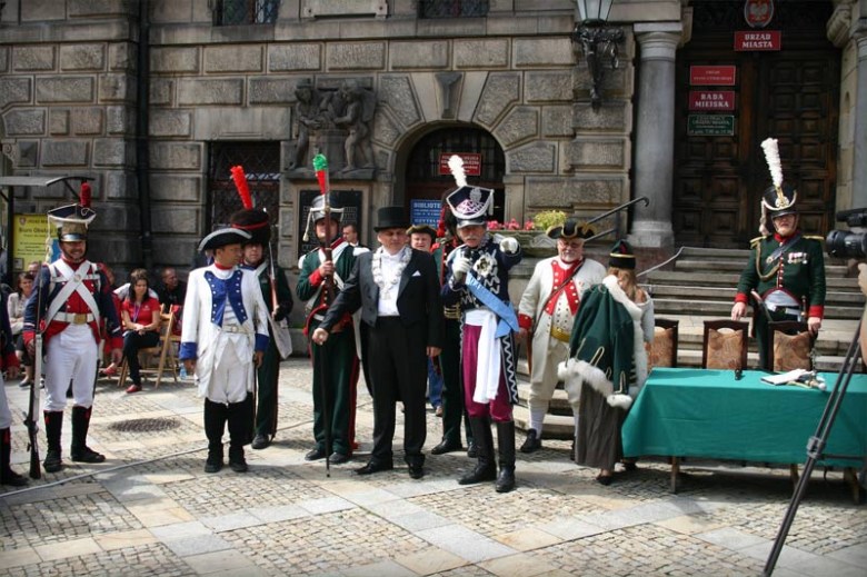 Inscenizacja w Rynku - V Dni Twierdzy Kłodzkiej