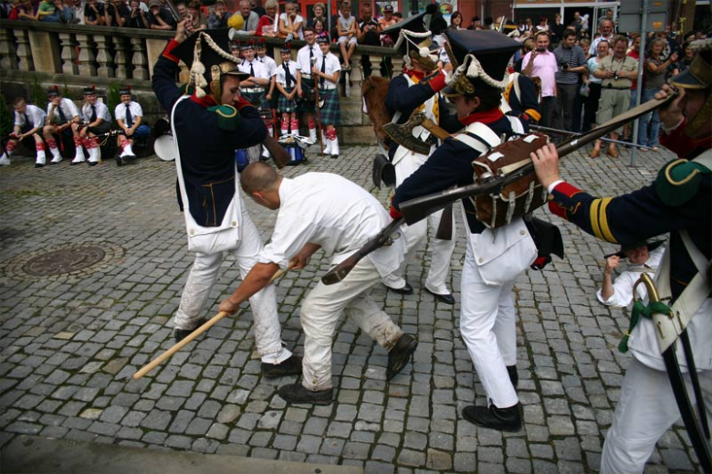 Inscenizacja w Rynku - V Dni Twierdzy Kłodzkiej