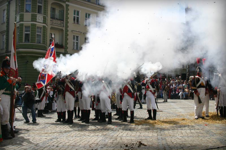 Inscenizacja w Rynku - V Dni Twierdzy Kłodzkiej
