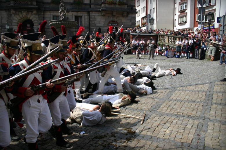 Inscenizacja w Rynku - V Dni Twierdzy Kłodzkiej
