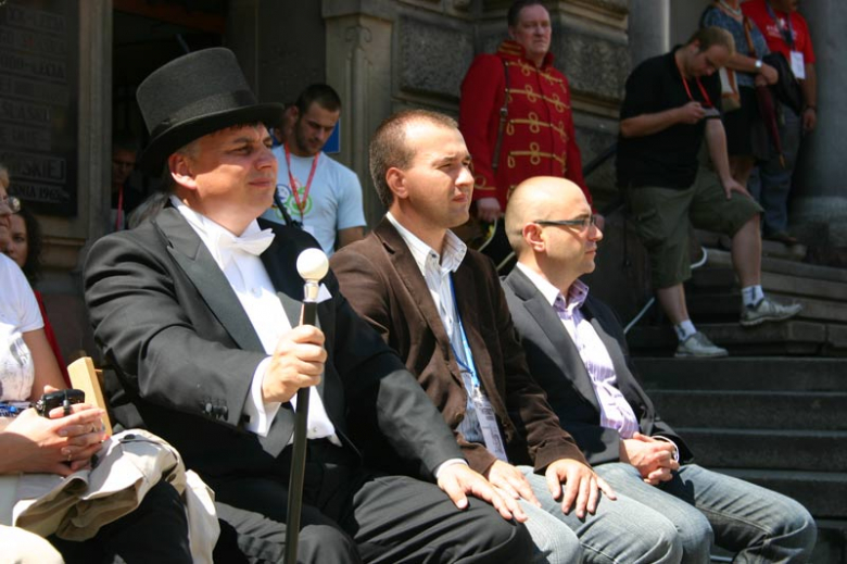 Inscenizacja w Rynku - V Dni Twierdzy Kłodzkiej