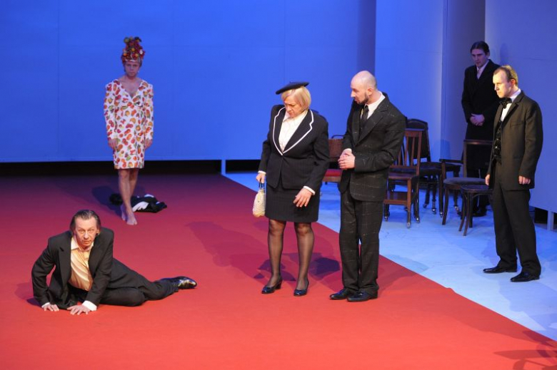 Próba spektaklu Według Bobczyńskiego