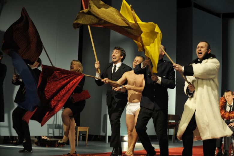 Próba generalna spektaklu Według Bobczyńskiego