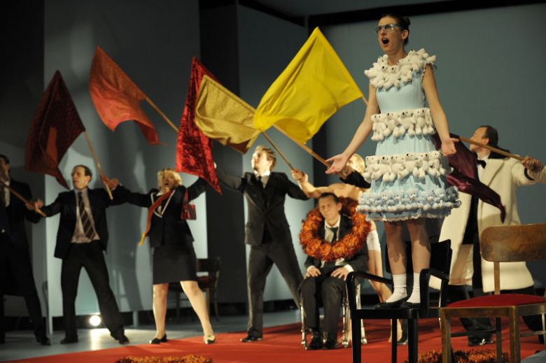 Próba generalna spektaklu Według Bobczyńskiego