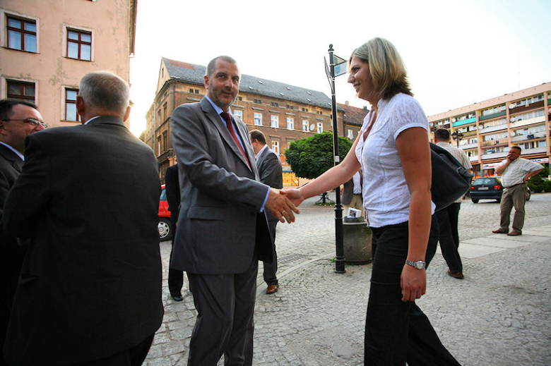 Rafał Dutkiewicz z wizytą w Ząbkowicach Śląskich