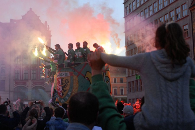 Feta na rynku w podzięce za mistrzostwo