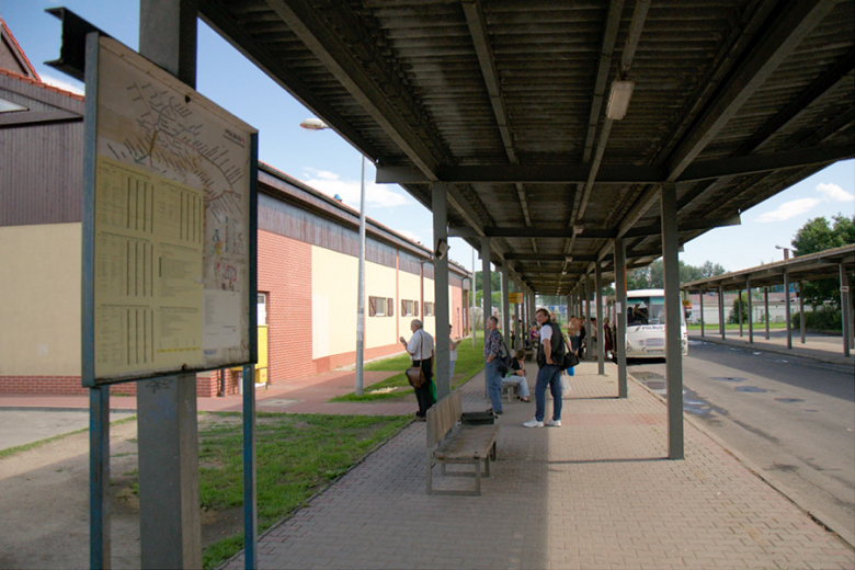 Budowa dworca w Środzie Śląskiej