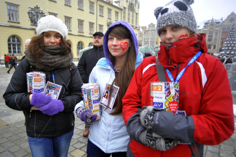 WOŚP na wrocławskim Rynku