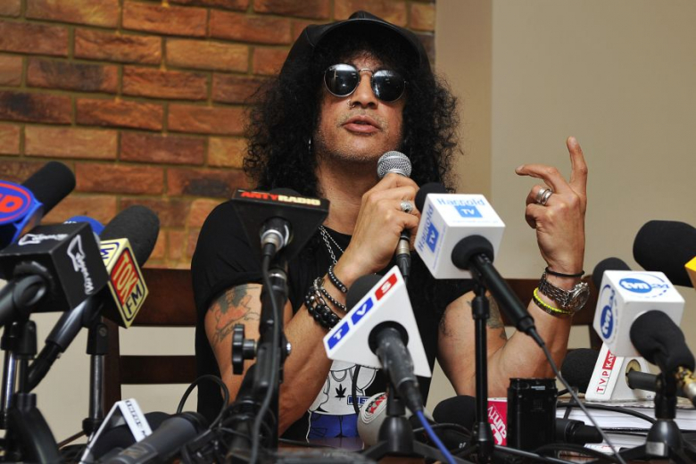 Ikona rocka SLASH w Polsce