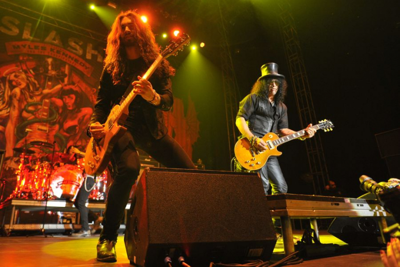 Ikona rocka SLASH w Polsce