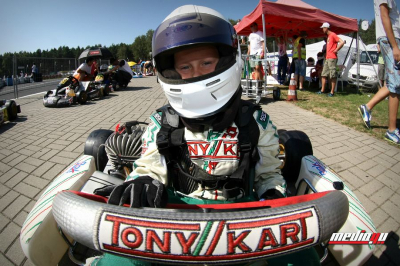 Damian Mazurek podczas zawodów